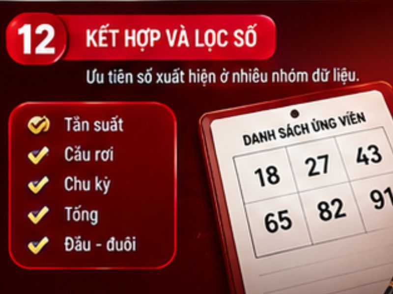 Kết hợp nhiều phương pháp để lọc bạch thủ