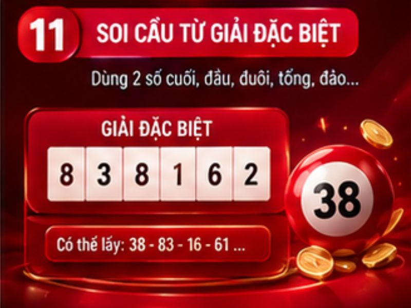 Soi cầu bạch thủ từ giải đặc biệt