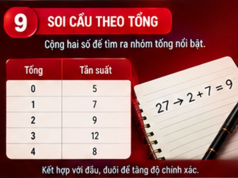 Soi cầu theo tổng