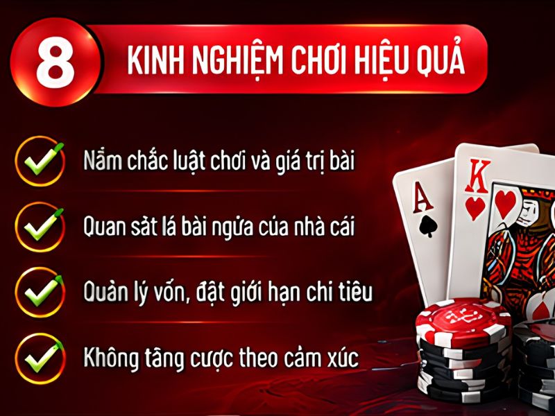 Kinh nghiệm chơi Blackjack dành cho người mới