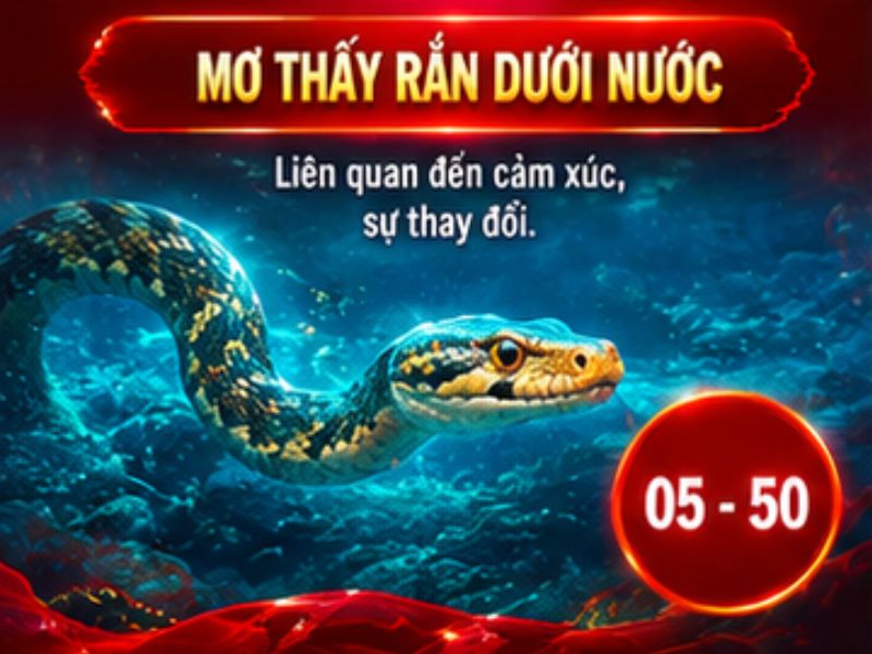 Mơ thấy rắn dưới nước